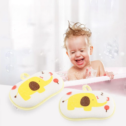 Eponge de Bain - BabyBathSponge™ - Jaune
